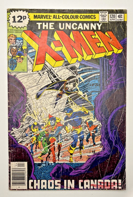 Uncanny X-Men #120   est 1.8 GD-   UK price var 1979   1st cameo Alpha Flight