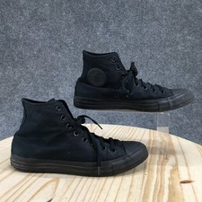 Converse Shoes Mens 9 Womens 11 Black Chuck Taylor All Star Hi Sneakers M3310