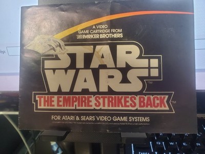 STAR WARS THE EMPIRE STRIKES BACK (Atari) Atari /MANUAL ONLY NO GAME CARTRIDGE