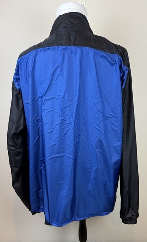 Men’s Marmot Jacket Blue Rain Coat Windbreaker Hooded Nylon Lined Size 2XL - Picture 5 of 7