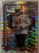 2024 Topps Chrome Walter Nolen RC #365 Arizona Cardinals Rookie Card