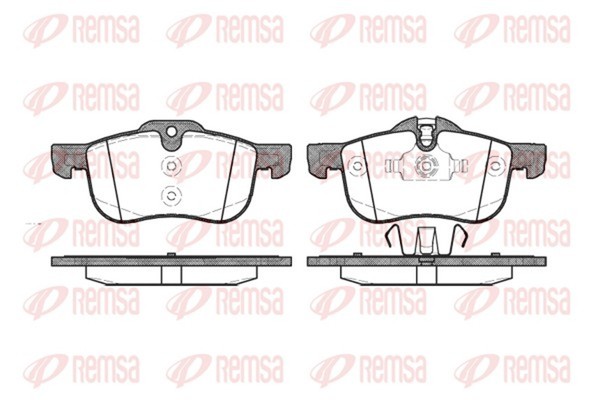 Remsa Bremsbelagsatz Scheibenbremse 0719.00 FüR ZT Rover RJ MG 75 16V 160 180 1-image