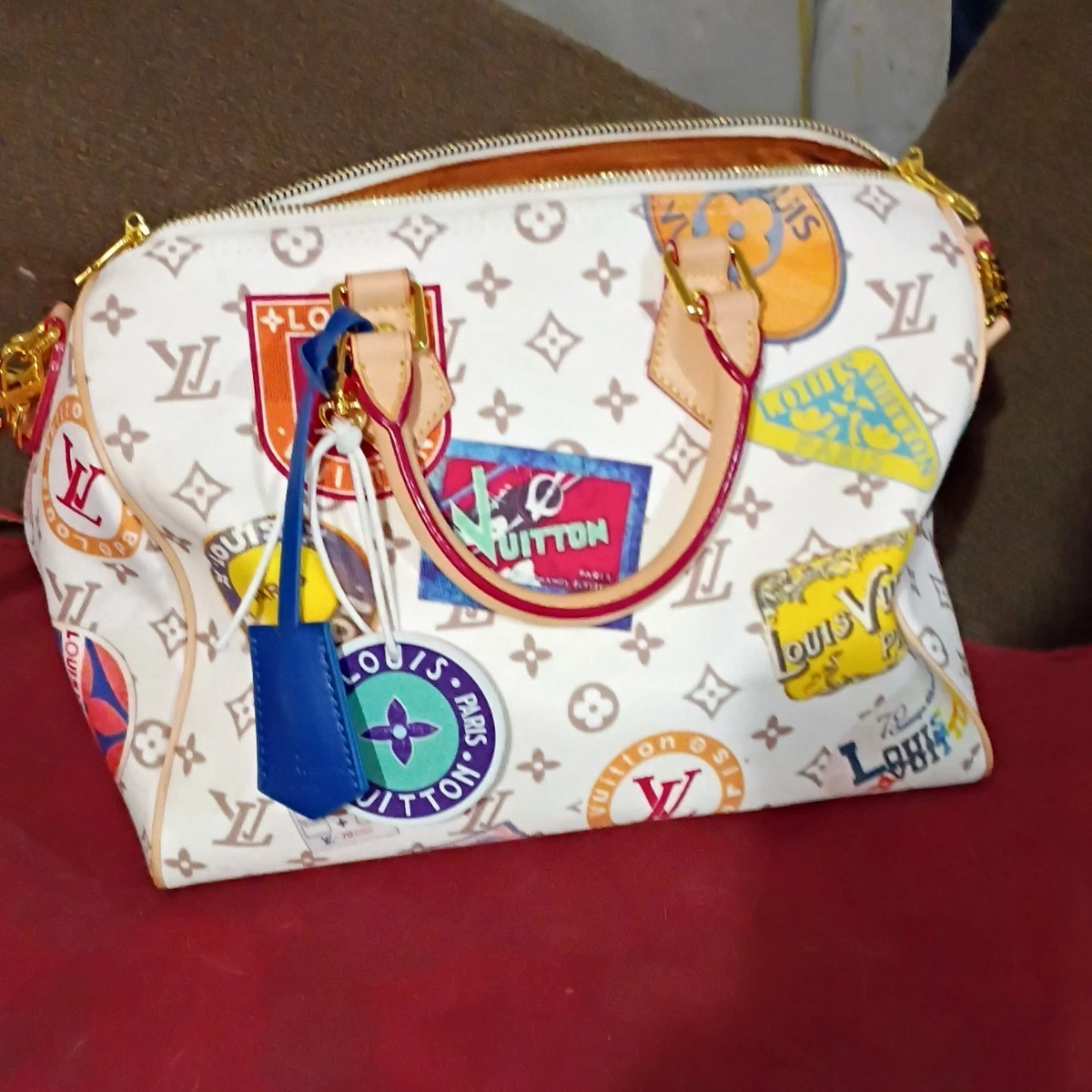 louis vuitton white multicolor products for sale | eBay