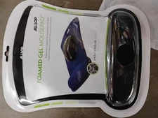 Allsop Ergoprene Gel Mouse Pad with Wrist Rest - Black - (30191)