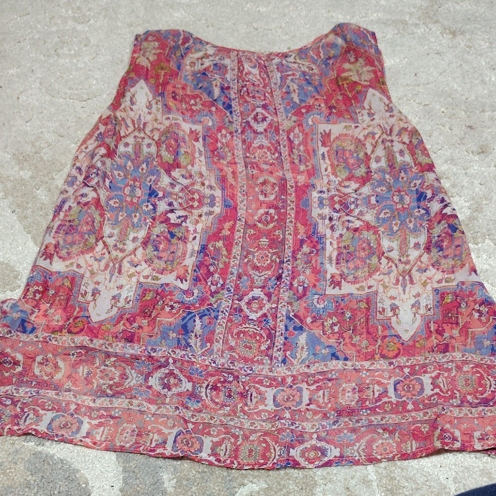 Ecru Multicolor Patterned Top - image 4