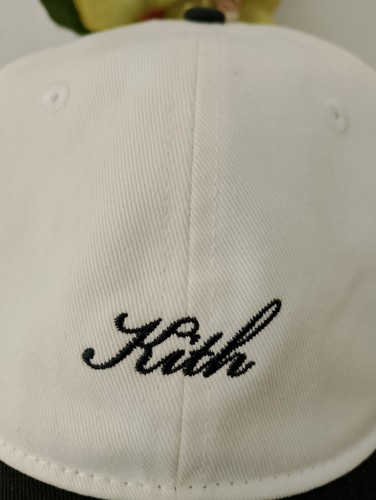 Gorra Kith Script Logo - Color Blanco Verde Dos Tonos Béisbol Snapback Papá Sombrero. - Imagen 2 de 11