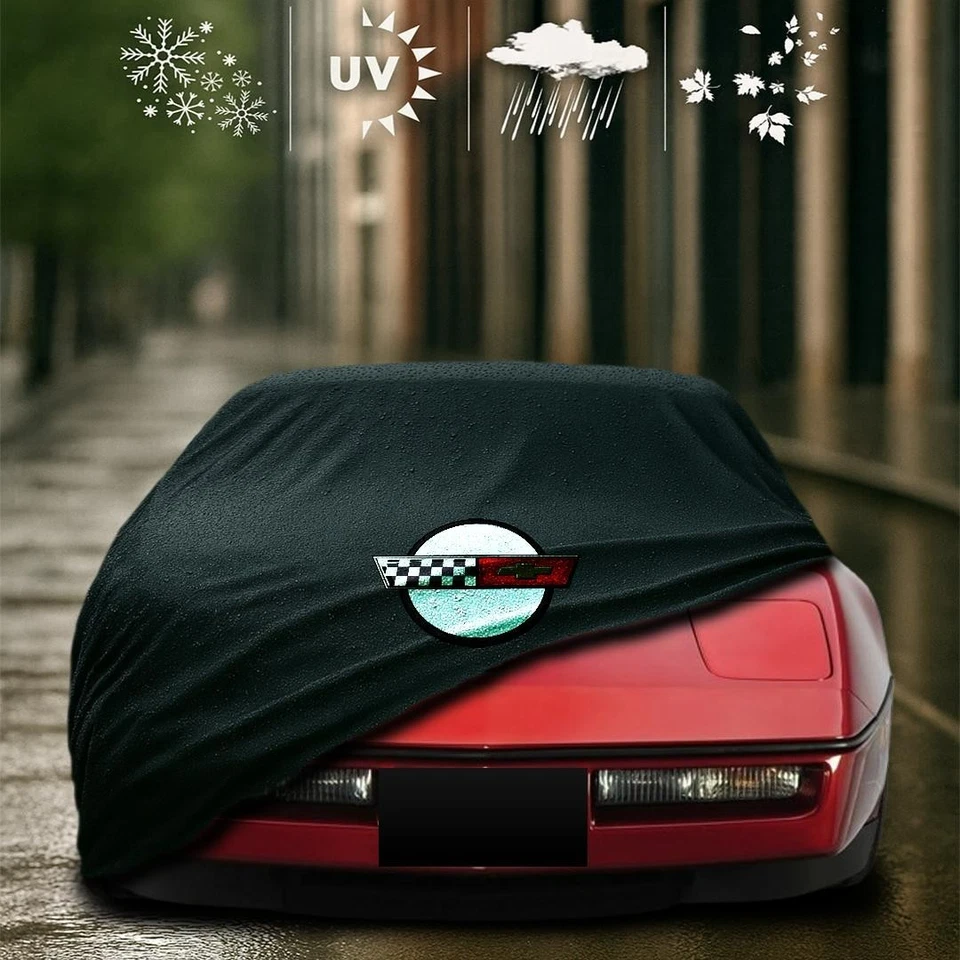 Cubierta de coche impermeable a prueba de polvo para Corvette para C3 C4 C5 C6 C7 C8 Stingray Foto 2 de 4