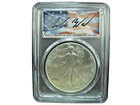 2021 SILVER EAGLE PCGS MS70  PAUL BALAN SIGNED FIRST STRIKE TYPE 2