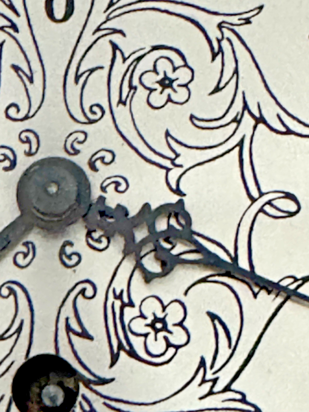 Vtg Herschede Model 166 Wall Clock No Key Hands Face Model Plate Parts REPAIR