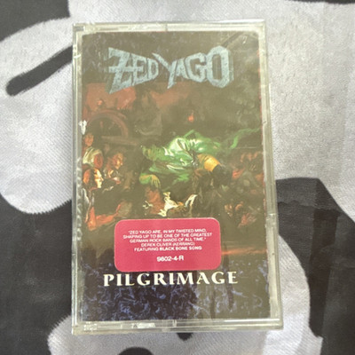 Zed Yago Pilgrimage Cassette Album RCA 1989 Rock 9802-4-R SEALED Hype Sticker