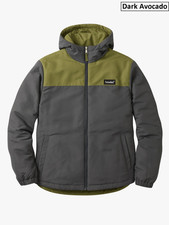 Howies Tyglyn Reversible Wadded Jacket (unisex) - L - Dark Avocado