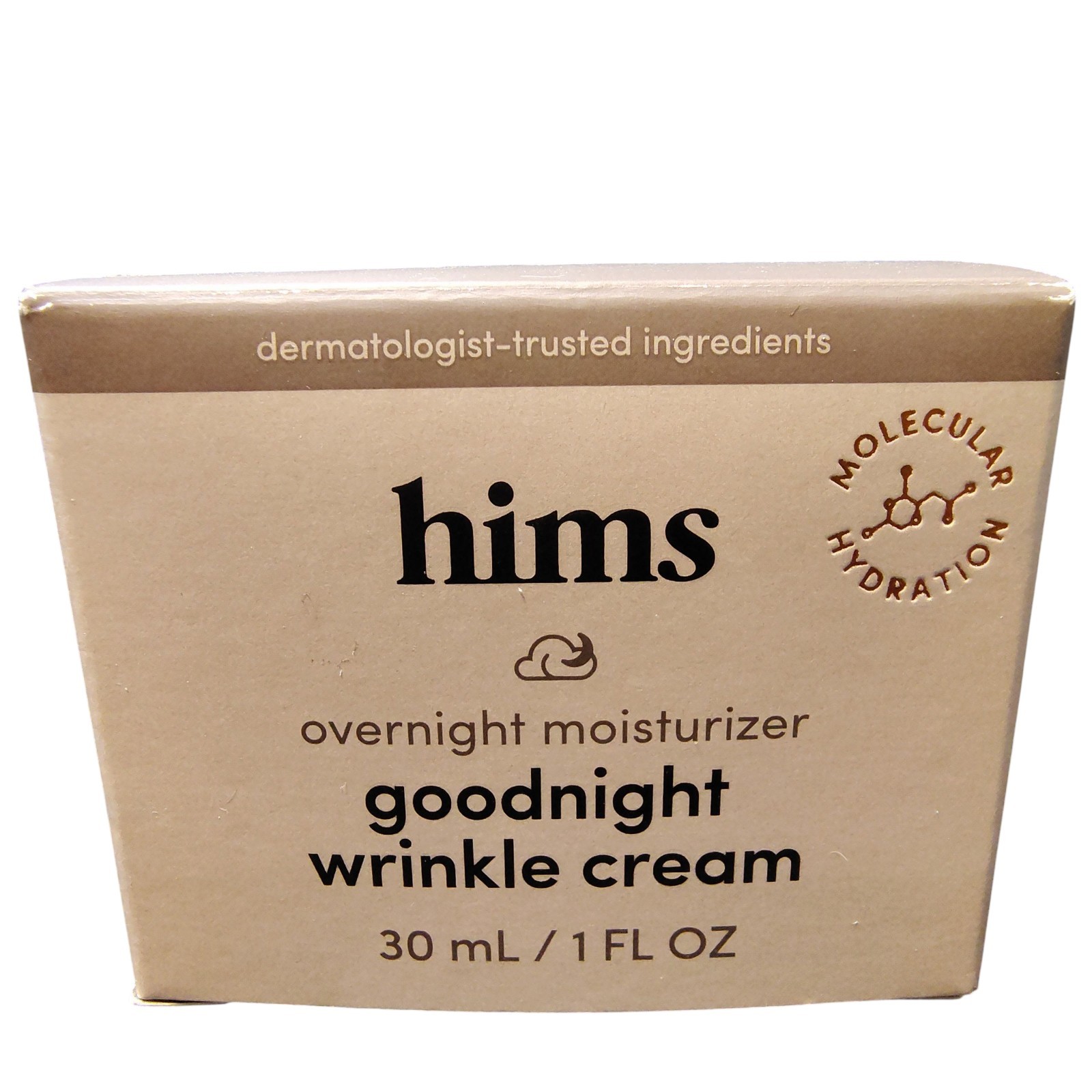 Hims Goodnight Wrinkle Cream 1oz Overnight Hydrating Moisturizer for Anti-Aging 🌙 New