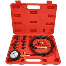 Oil Pressure Tester Kit, 0-140 PSI Engine Oil Pressure Tester Gauge Tool Kit for