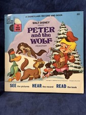 Collectible Disneyland "Peter and the Wolf" book and record set.