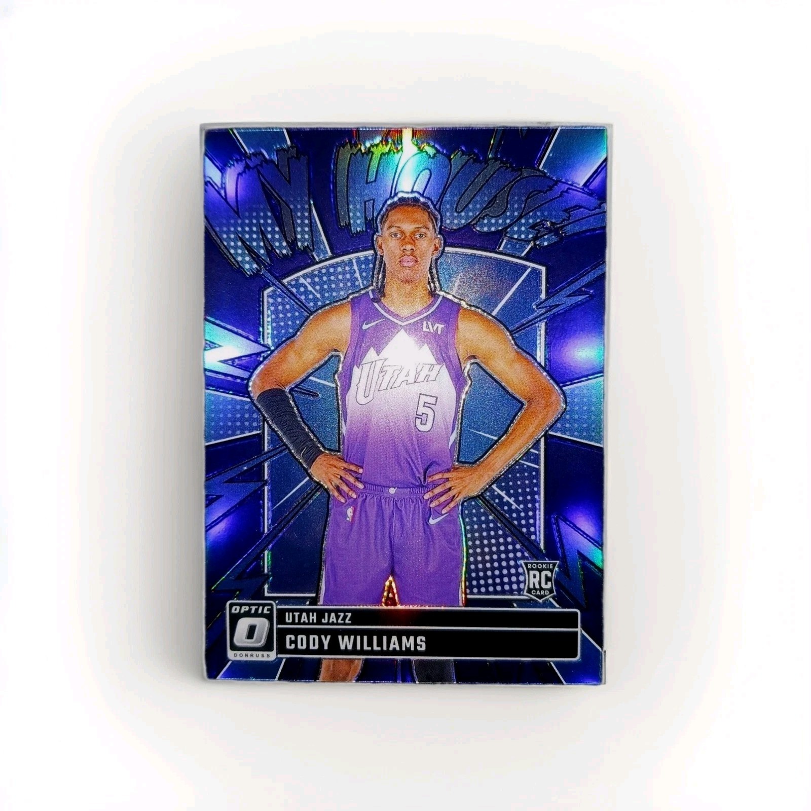 Cody Williams RC #4 Purple My House Prizm 2024-25 Panini Donruss Optic