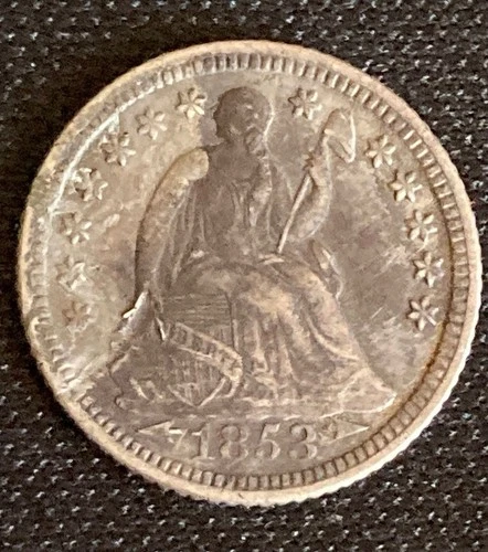 1853-O Seated Liberty Half Dime New Orleans VG