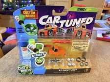 Car Tuned Custom Shop 1987 Chevy C10 Cast Kit Orange Chevy Pickup Series 1