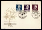 DR WHO 1953 GERMANY FDC FAMOUS PEOPLE COMBO R52022