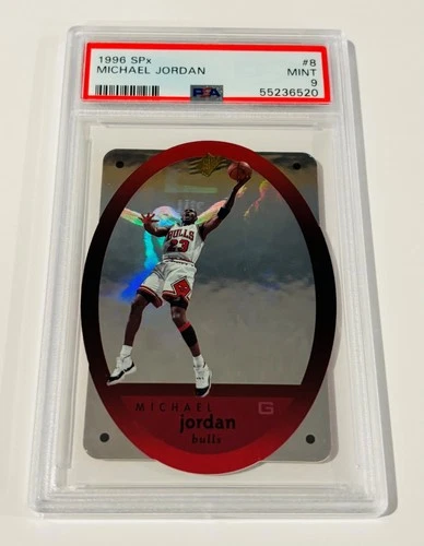Michael Jordan 1996 Upper Deck SPx Chicago Bulls Card #8 - Mint - PSA 9