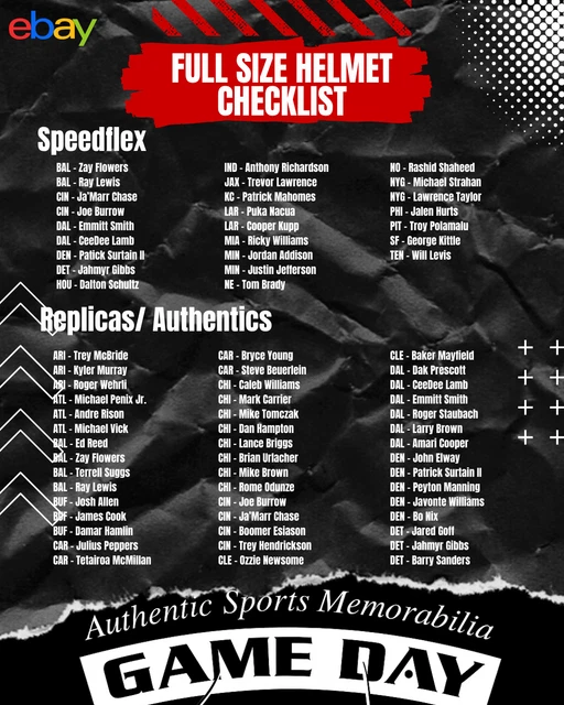 Random Team in Game Day Legends Full Size Helmet Mystery Box