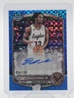 DONALD HAND JR. 2025-26 BOWMAN CHROME U 1ST BLUE X-FRACTOR AUTO /150 Q7346