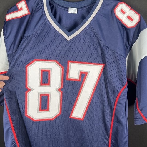 Rob Gronkowski Signed JERSEY New England Patriots 87 Autograph Hologram COA - Picture 7 of 8