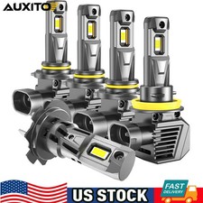 H11 9005 9006 9012 H7 LED Headlight Bulbs Conversion Kit High Low Beam 6500K