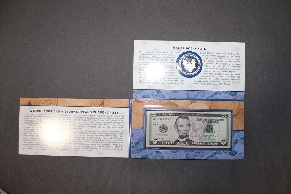 U.S. Mint 220 years Making American History Coin And Currency set 2012 free ship - Image 4 of 4