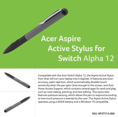 Acer SW5-014P SW5-173/173P SW5-014 SA5-271/271P R7-372T ASA610 Stylus Touch  Pen