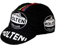 Molteni Vintage Cycling Team Cap in Black by Apis