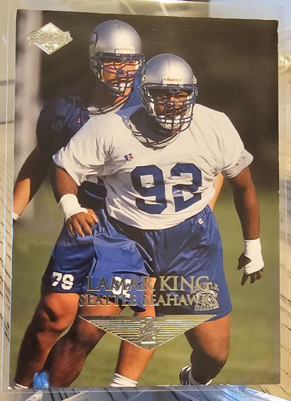 1999 Collector's Edge 1st Place Lamar King RC #193 Seattle Seahawks