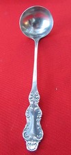 1894 Flemish Pattern Gravy Ladle By Rogers Bros Silver Plate 6 1/2" Long