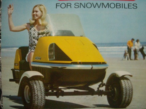 1971 Vintage WUNDER WHEELS Snowmobile Brochure ATV Motorcycle SKI DOO