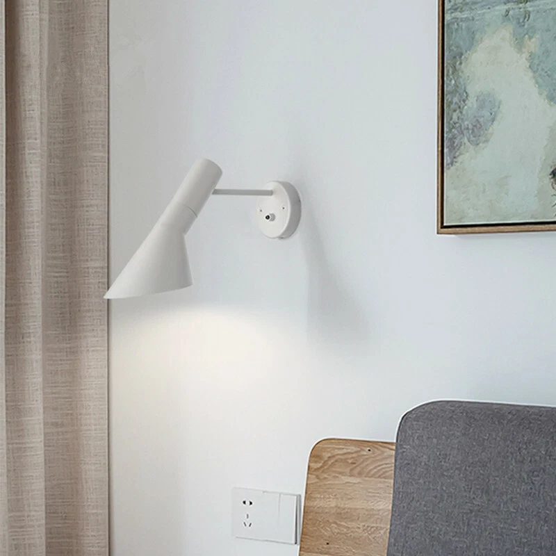 Home White Wall Light Swing Arm Wall Lamp Indoor Wall Lighting
