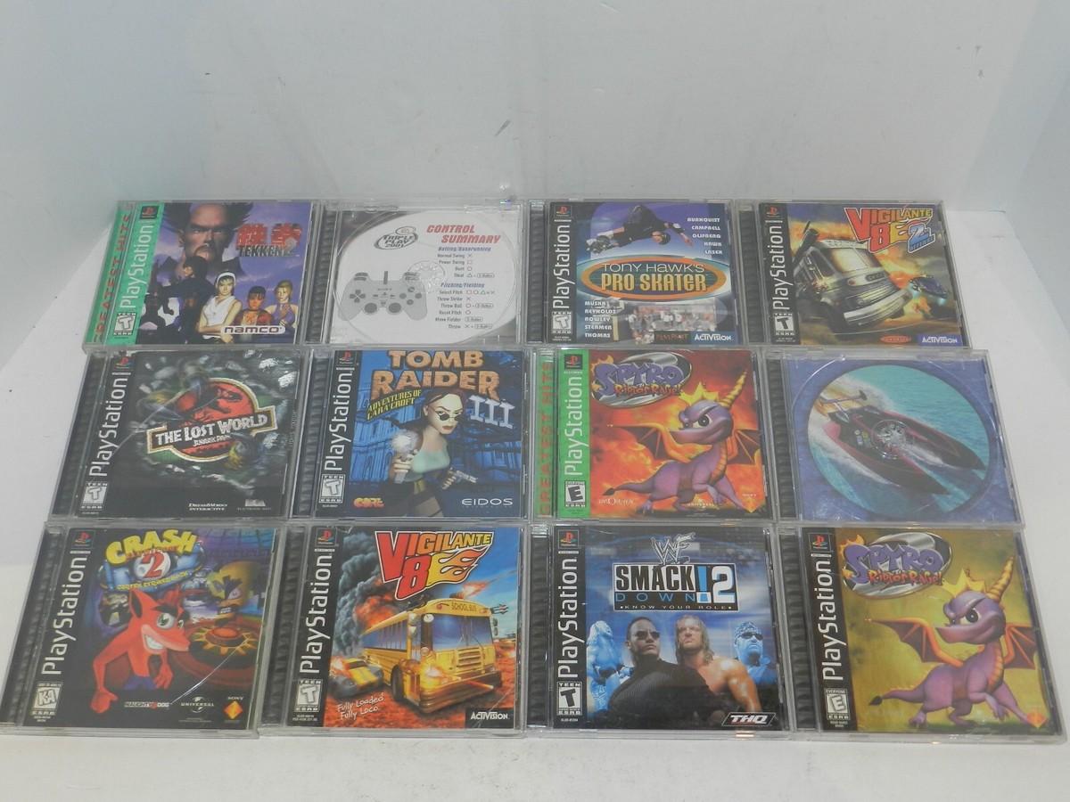 Genuine OEM Sony Playstation 1 PS1 Game Case & Manual - You Pick