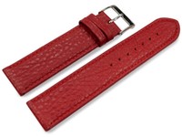 Uhrenarmband Weiches Leder Genarbt Dunkelrot 12Mm 14Mm 16Mm 18Mm 20Mm 22Mm