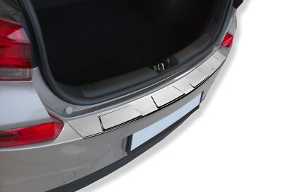 Teileplus24 Protezione Paraurti In Acciaio Inox V2A Per Mitsubishi Space Star 2 FL (2020-2024), Argento Lucido, Con Bordo Protettivo