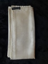 Vintage White Silk Scarf Made In Japan 32"x31"
