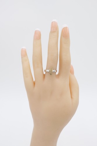 UNIKAT alter um 1900 Ring Gold - Silber Gr. 53 mit Monogramm JW WJ - Bild 3 von 6