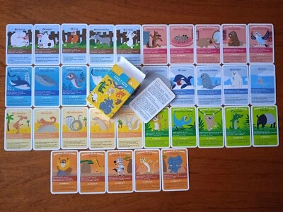 Jeu de cartes Jeu des 7 familles Redécouvre les animaux/35 cartes/McDonald's - Photo 1/4