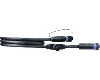 Paulmann Plug & Shine Verbindungskabel IP68 1in-2out 1,0 m schwarz 24V