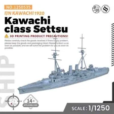 SSMODEL SS1250535 1/1250 Military Model Kit IJN Kawachi class Settsu Battleship