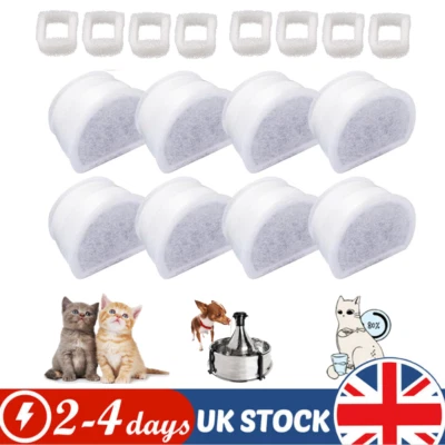 16 Pack Replacement Petsafe Drinkwell Pet Fountain Charcoal Filters