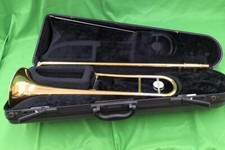 YAMAHA Tenor Trombone YSL-455G Used with Case