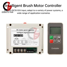 DC 10V-55V 30A Intelligent Brush Motor Speed Controller Display Remote Control