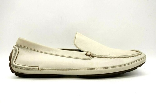 Rockport Washable Beige Leather Slip On 