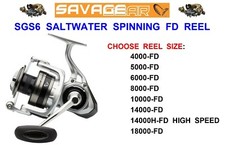 NEW SAVAGE GEAR SGS6 SALTWATER SPINNING REEL ...