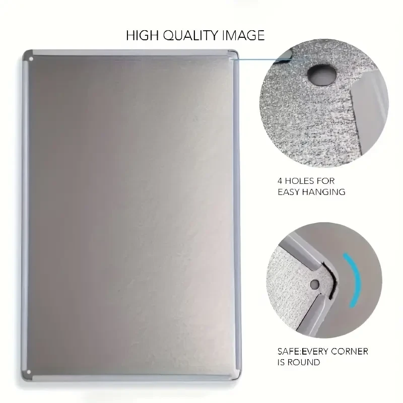 Letrero de metal decorativo de la película Tales From The Gremlins aspecto vintage 8x12 pulgadas B Foto 2 de 4