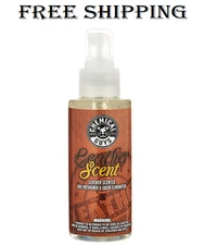 Chemical Guys AIR_102_04 Leather Scent Premium Air Freshener and Odor Elimina...
