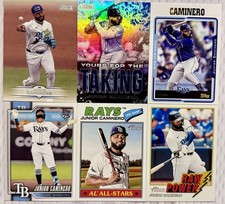 Six Card Junior Caminero Lot Rays